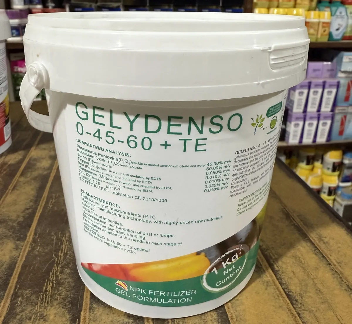 Gelydenso 0-45-60 + TE tub