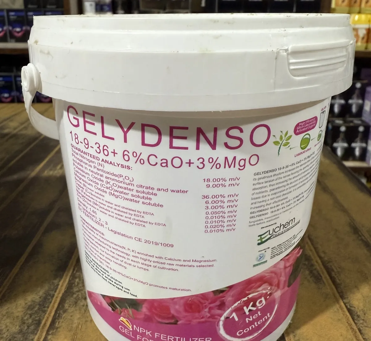 Gelydenso 18-9-36 + 6% CaO + 3% MgO + TE tub